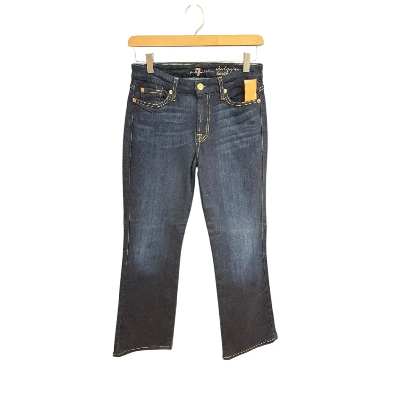 Retro Fedora CapsJeans Boot Cut By 7 For All Mankind In Navy, Size: 6
