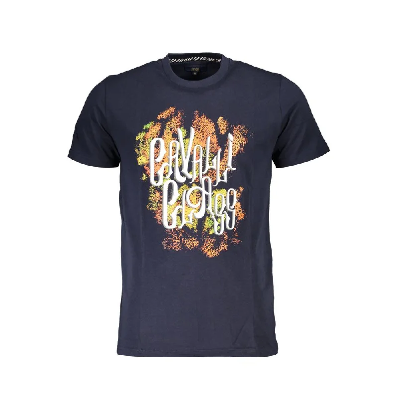 Breathable Men's Mesh TopsCavalli Class  Cotton Men's T-Shirt