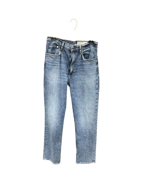 Female Fisherman HatsJeans Straight By Rag & Bones Jeans In Blue Denim, Size: 10