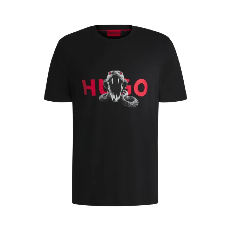 Men's Shirts with Custom MonogramsOversize-fit T-shirt in cotton with animal graphic