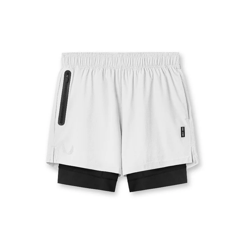Durable Men's Work Pants0784. Ultralite™ 6" Liner Short   - White/Black