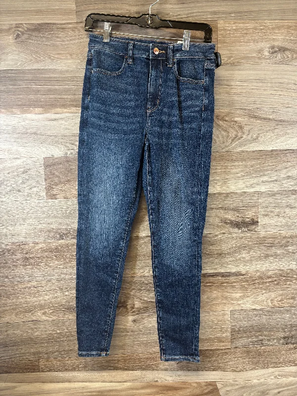 High-Quality BeaniesJeans Jeggings By American Eagle In Blue Denim, Size: 4