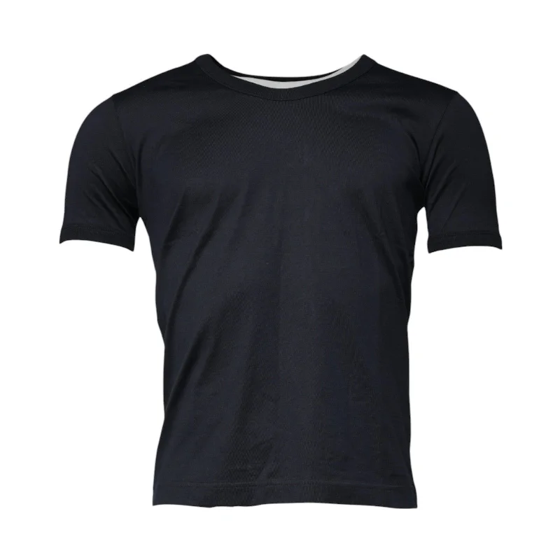Men's Shirts with Cowl NecksDolce & Gabbana  Cotton Crew Neck Short Sleeves Men's T-shirt