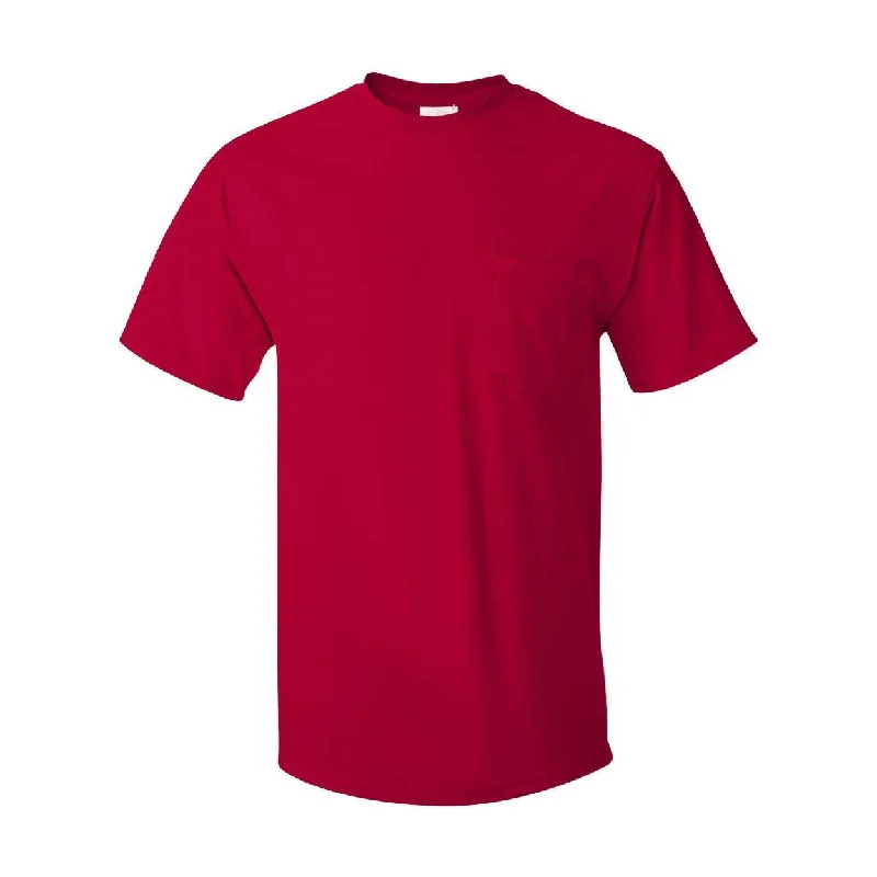 Men's Shirts with Embellished CollarsHanes Authentic Pocket T-Shirt
