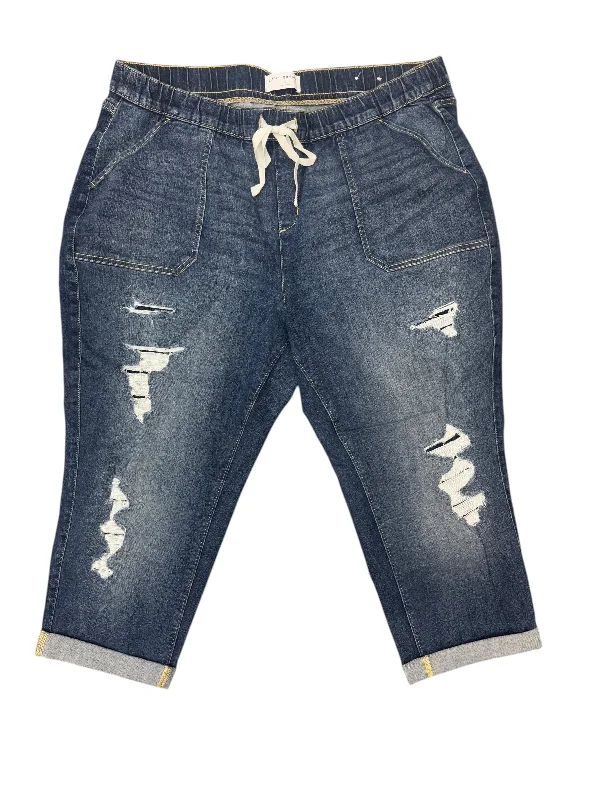 Elegant Top Hats for WeddingsJeans Cropped By Lane Bryant In Blue Denim, Size: 20