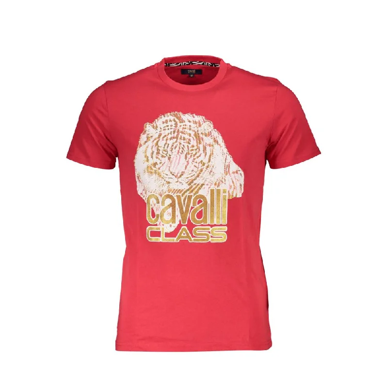 Durable Men's Work ShirtsCavalli Class  Cotton Men's T-Shirt