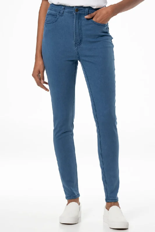 Men's Pants with Hidden PocketsRf09 Hi-Waisted Skinny Jeans _ 140823 _ Mid Wash
