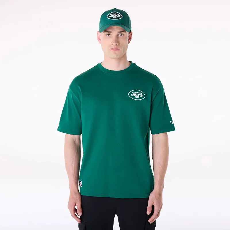 Men's Shirts with Elastic WaistbandsNew York Jets NFL Graphic Green T-Shirt