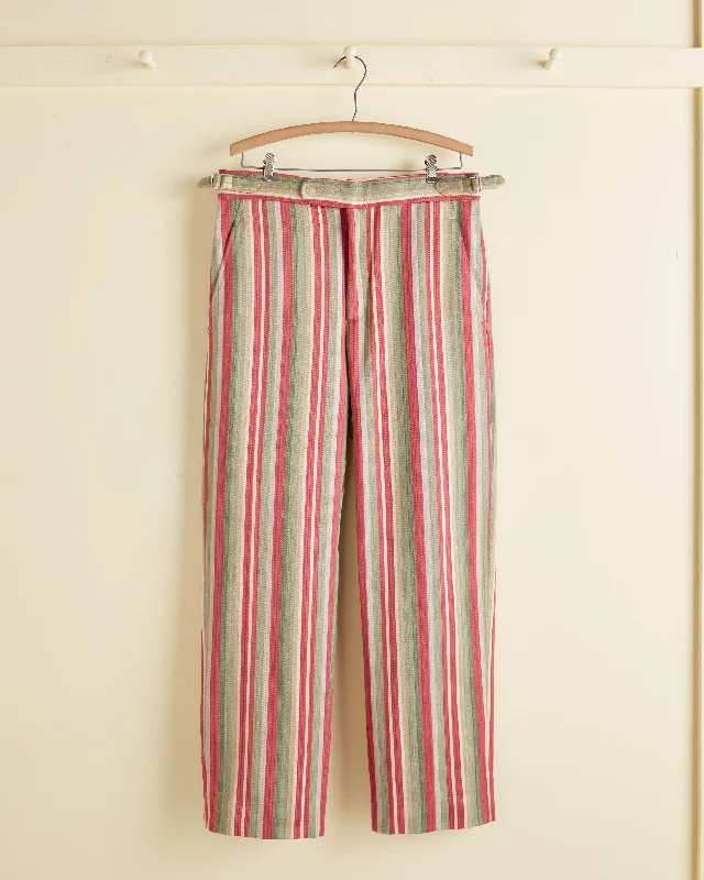 Men's Velcro-Closure Pants for ConvenienceGarden Rhubarb Trousers - 32