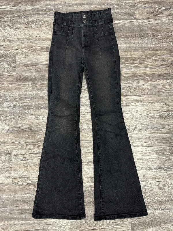 Oversized Bucket HatsJeans Flared By We The Free In Black Denim, Size: 2