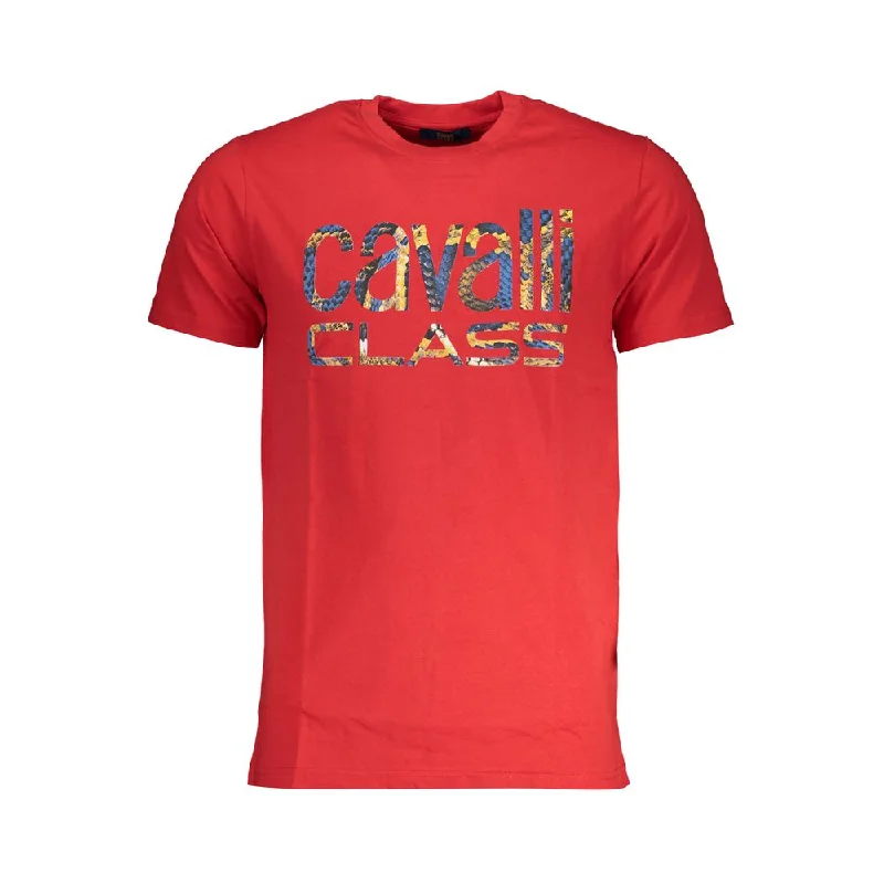 Men's Shirts with Mock NecksCavalli Class  Cotton Men's T-Shirt