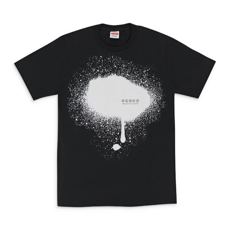 Men's Shirts with Patchwork PatternsUNDERCOVER NO GODS NO MASTERS BLACK T-SHIRT