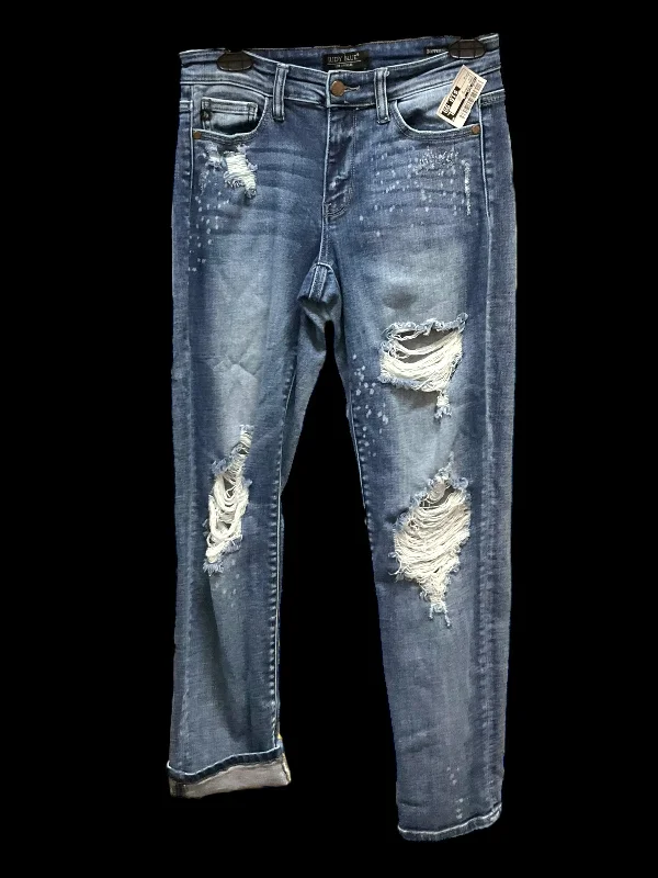 Black Cowboy HatsJeans Straight By Judy Blue In Blue, Size: 2