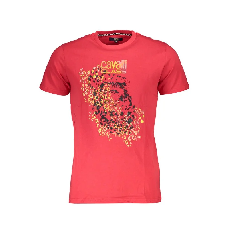 Men's Shirts with Pin CollarsCavalli Class  Cotton Men's T-Shirt