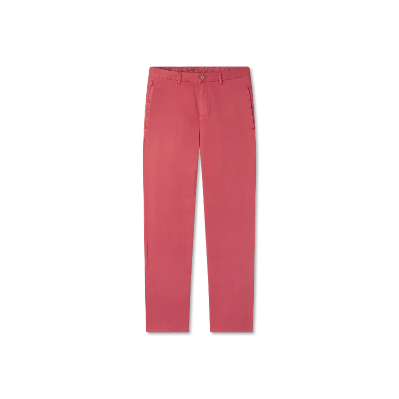 Men's Pants with Hidden ButtonsSEAWASH™ Grayton Twill Pant - Washed Red