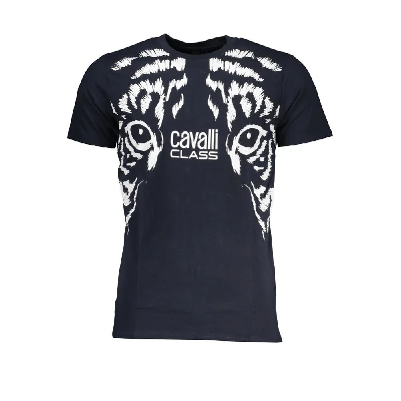 Men's Shirts with Drawstring WaistbandsCavalli Class  Cotton Men's T-Shirt