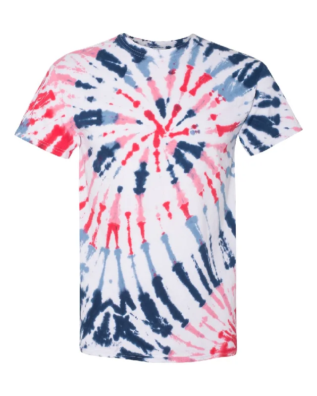 Men's Shirts with Wrinkle-Resistant FabricSummer Camp Tie-Dyed T-Shirt