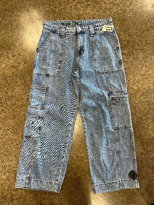 Classic Bowler HatsJeans Wide Leg By Wild Fable In Blue Denim, Size:10
