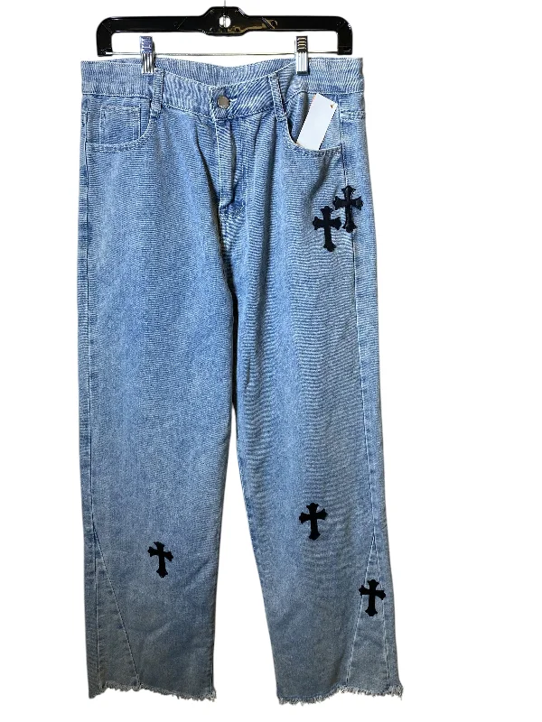 Designer Trucker HatsJeans Wide Leg By Cmc In Blue, Size: 10