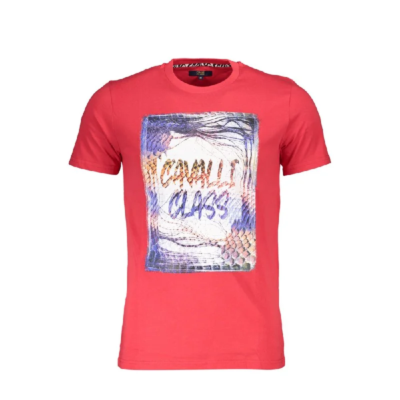 Stylish Men's HenleysCavalli Class  Cotton Men's T-Shirt