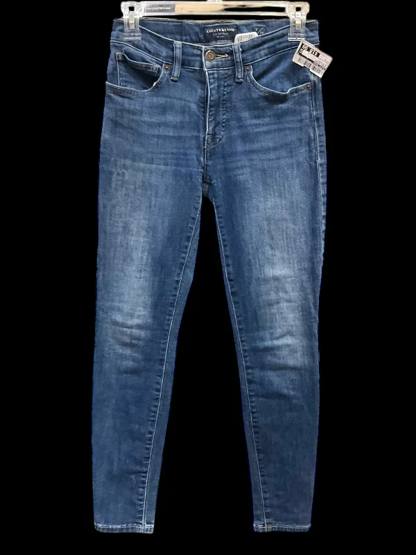 Female Fisherman HatsJeans Skinny By Lucky Brand In Blue Denim, Size: 2