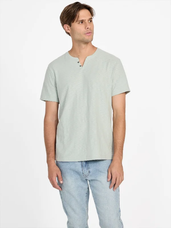 Men's Shirts with Drawstring WaistbandsEco Ricky Split Tee