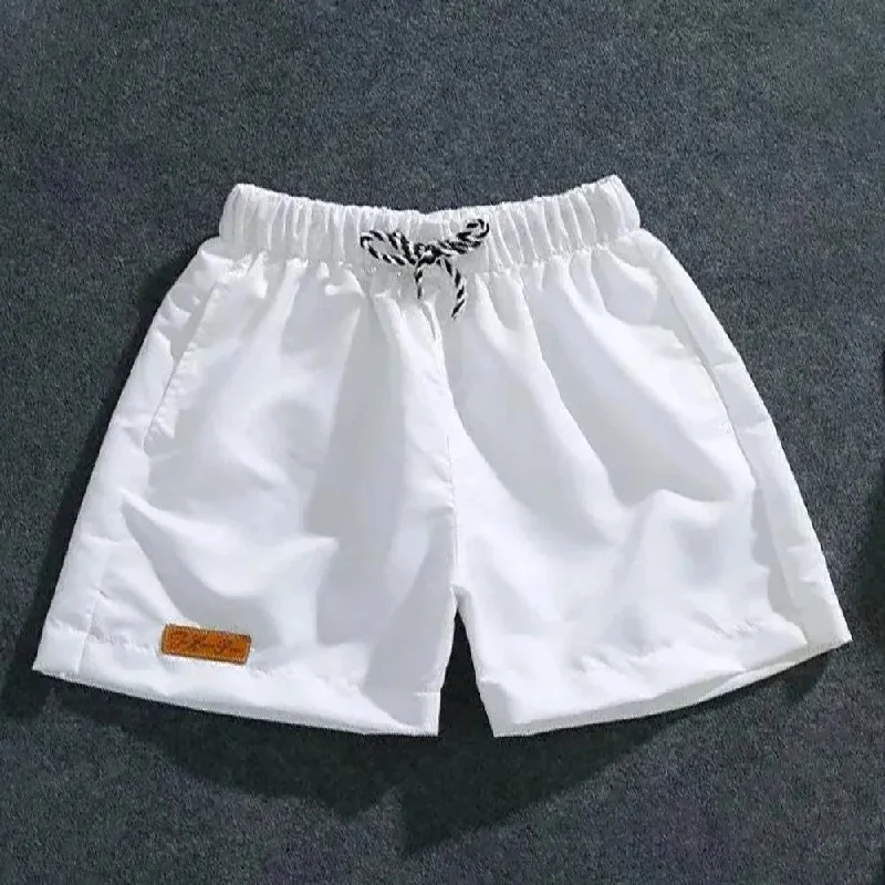 Men's Pants with Welt PocketsPlain Swim Shorts For Men