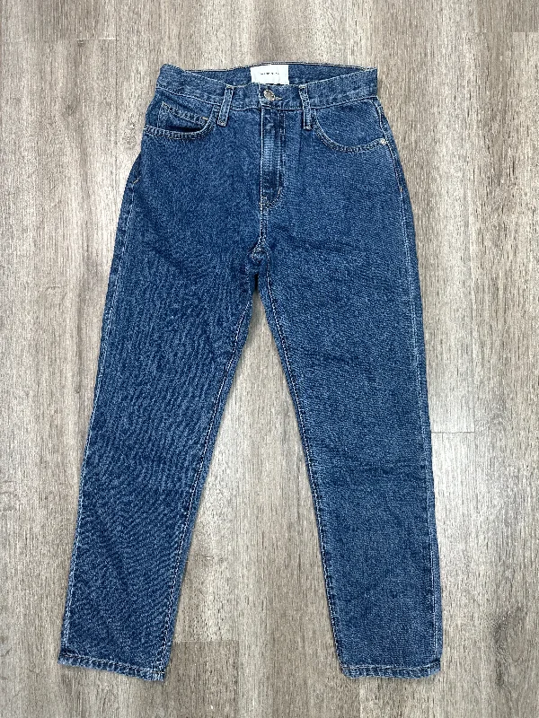 Customized Trucker HatsJeans Straight By Current/elliott In Blue Denim, Size: 0