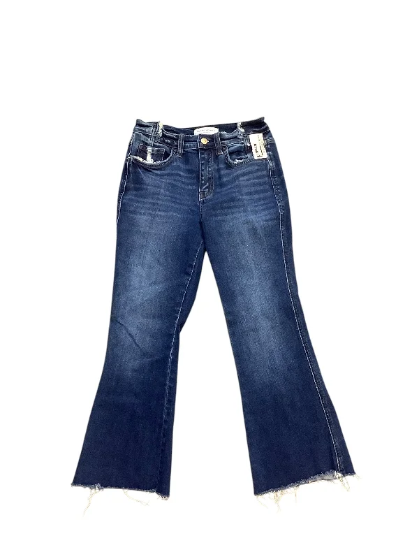 Attractive Bucket HatsJeans Cropped By Flying Monkey In Blue Denim, Size: 2