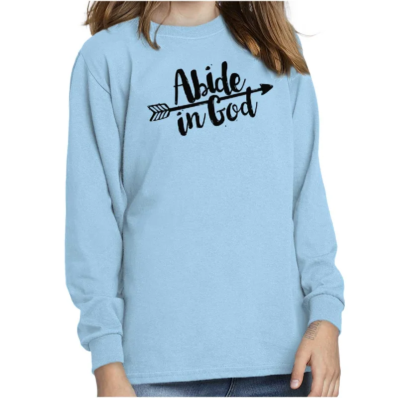 Men's Rugby Shirts for a Sporty LookAbide God Youth Long Sleeve Shirt