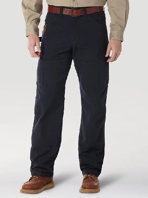 Men's Pants with Button-CuffsWrangler® RIGGS Workwear® Men's Ripstop Ranger Pant_Navy