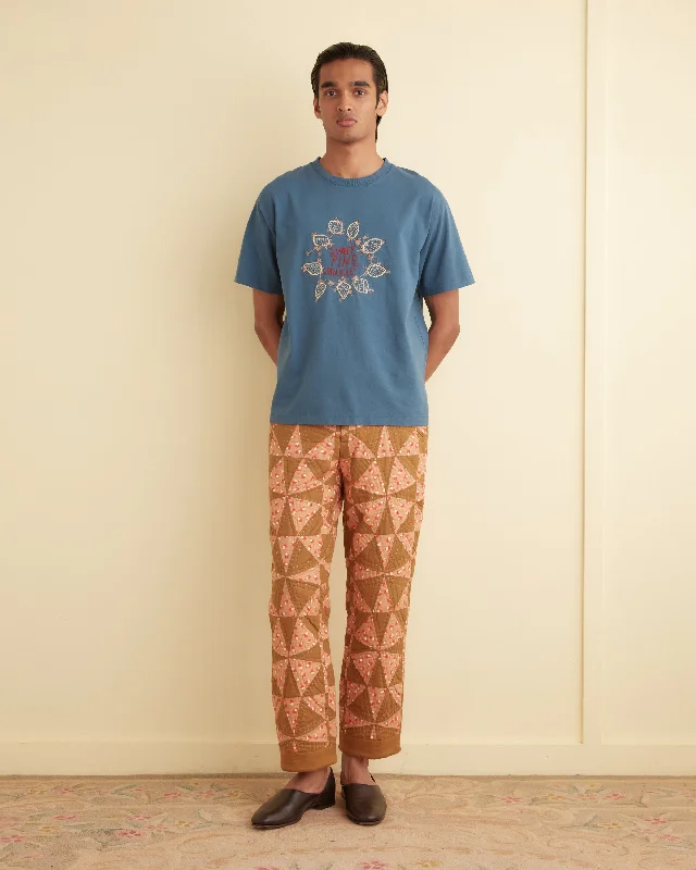 Men's Sweatpants for LoungingKaleidoscope Quilt Trousers