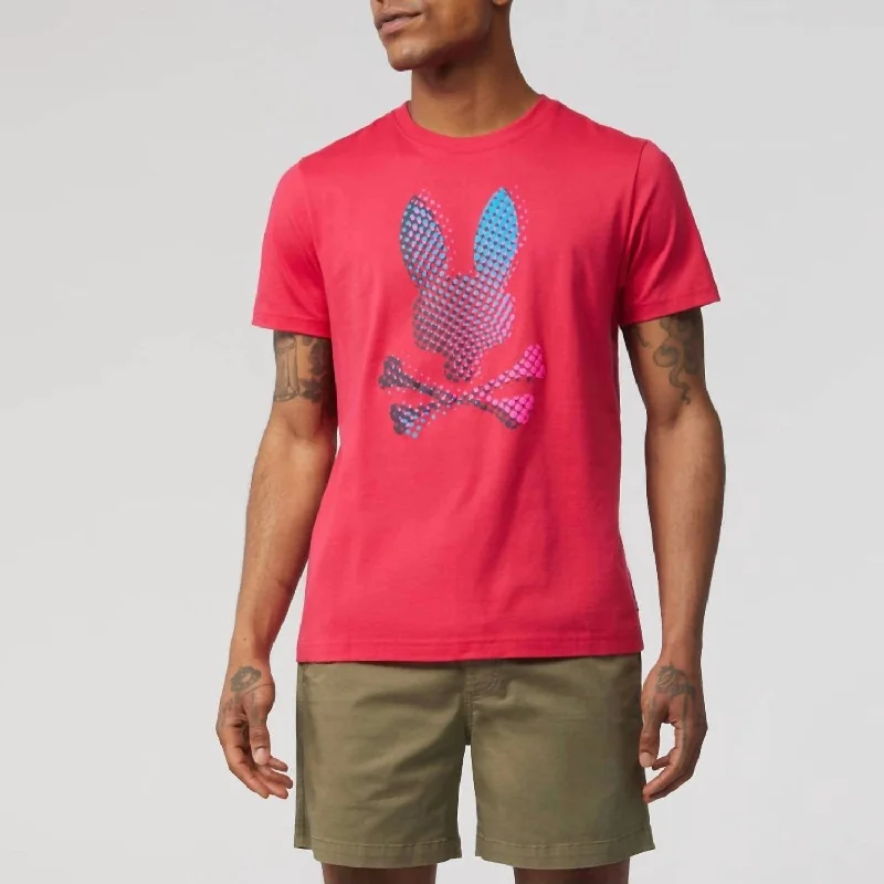 Men's Shirts for HuntingHindes Graphic Tee In Bright Fuschia