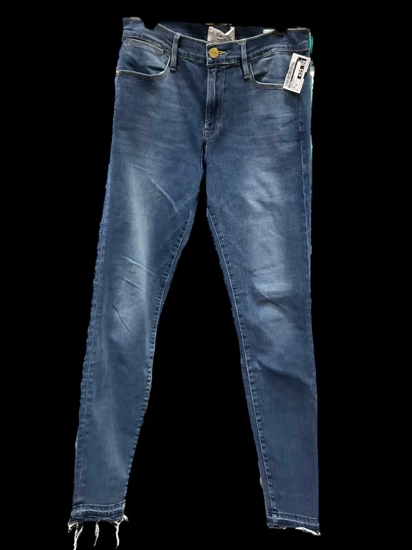 Reversible Sun HatsJeans Skinny By Frame In Blue Denim, Size: Xs