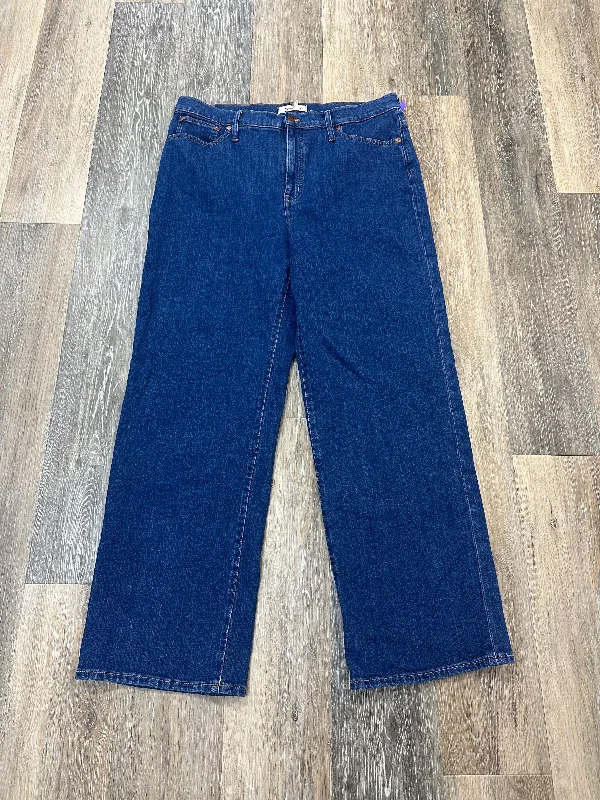 Protective Hard HatsJeans Wide Leg By Madewell In Blue Denim, Size: 14