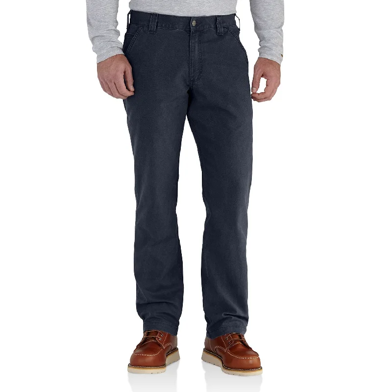 Men's Pants with Back PocketsCarhartt Men's Rugged Flex® Rigby Dungaree_Navy