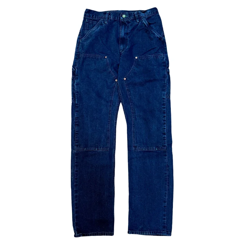 Men's Denim Shorts for SummerJapanese Indigo Selvedge Duck Double Knee Work Uniform jeans