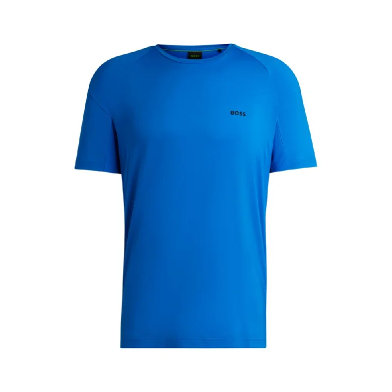 Men's Shirts with Checkered PatternsPerformance-stretch T-shirt in mixed materials