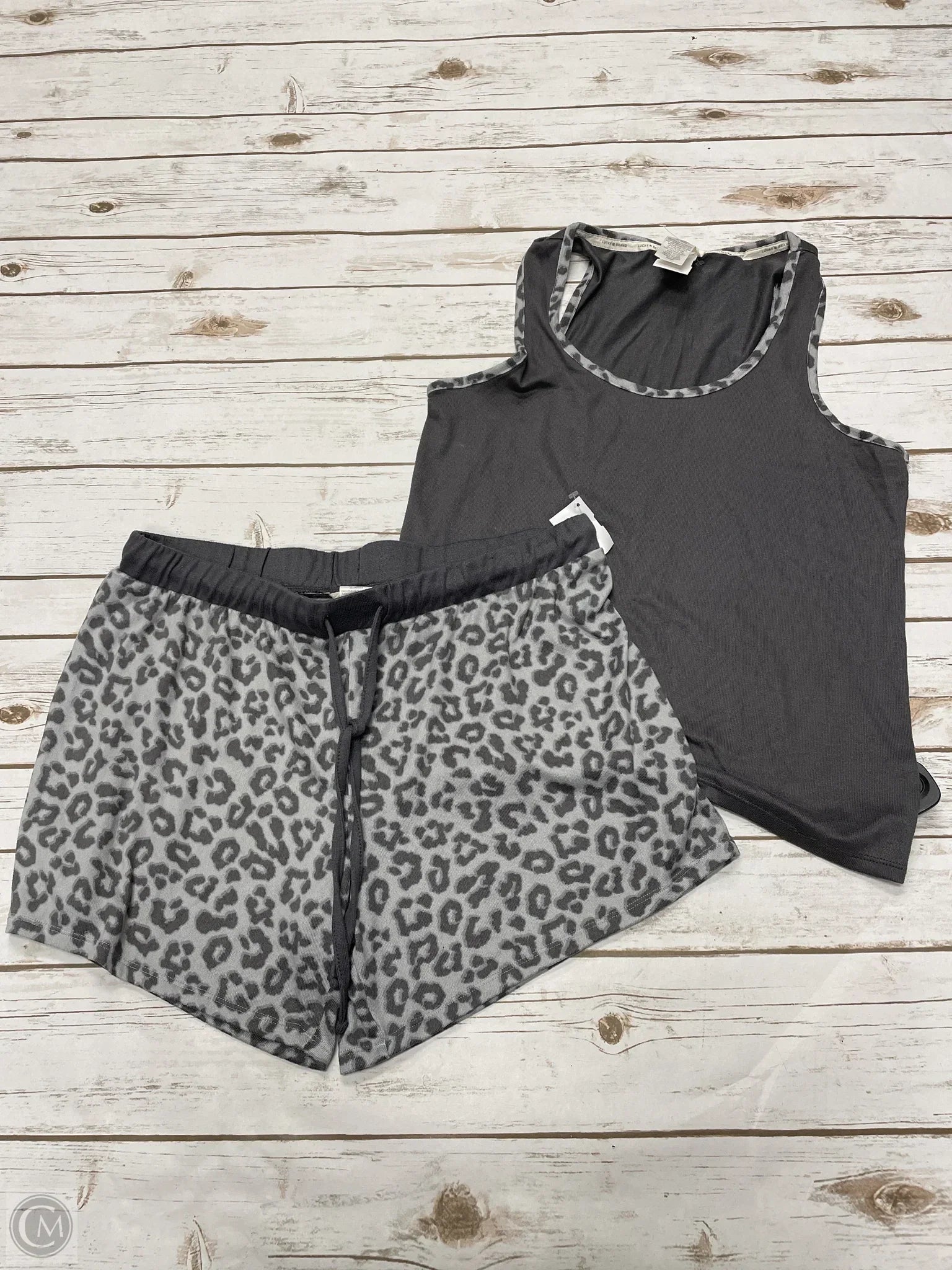 Men's Twill Pants for a Dressy LookShorts Set By Lucky Brand In Animal Print, Size: L