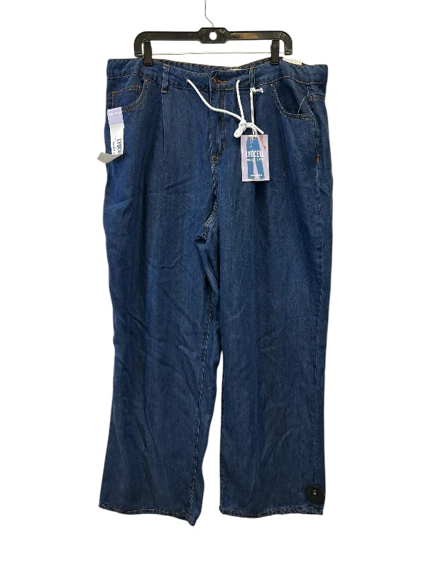 Youth Baseball HatsJeans Wide Leg By Wax Jeans In Blue Denim, Size: 16