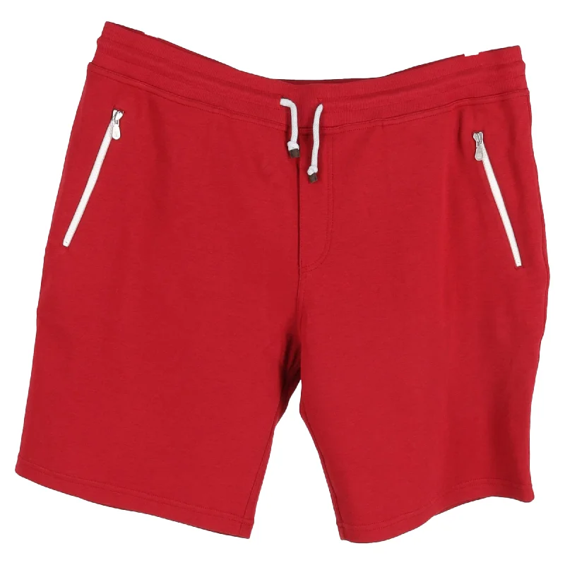 Men's Pants with Slant PocketsBrunello Cucinelli Shorts in Red Cotton
