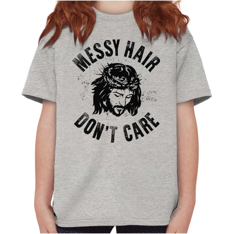 Men's Tennis Shirts for Court ComfortMessy Hair Jesus Youth T Shirt