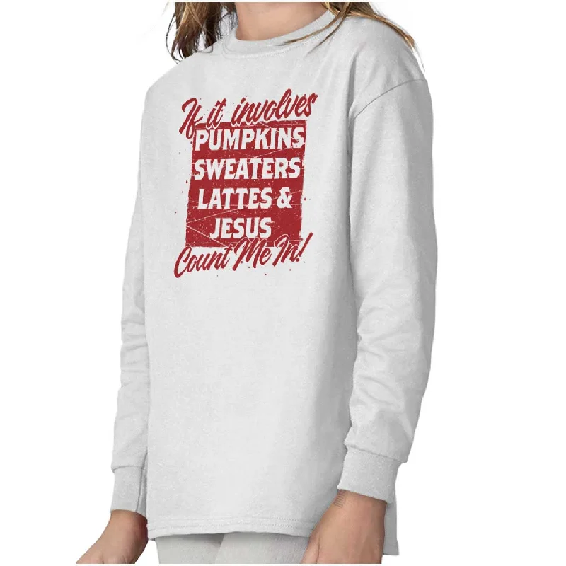 Men's Big and Tall Shirts for Added ComfortSweater Weather Youth Long Sleeve T Shirt