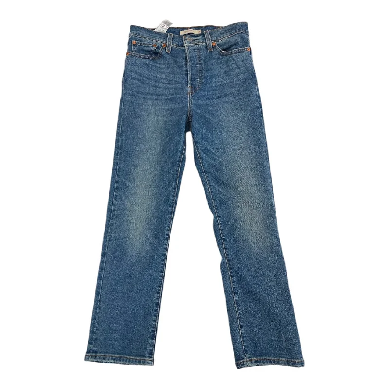 Big Size Fedora HatsJeans Straight By Levis In Blue Denim, Size:8