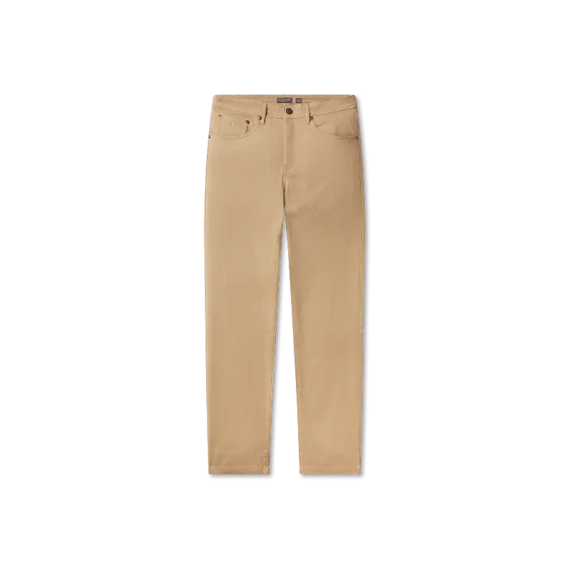 Men's Drawstring Pants for AdjustabilityBrazos Stretch Twill Pant - Khaki