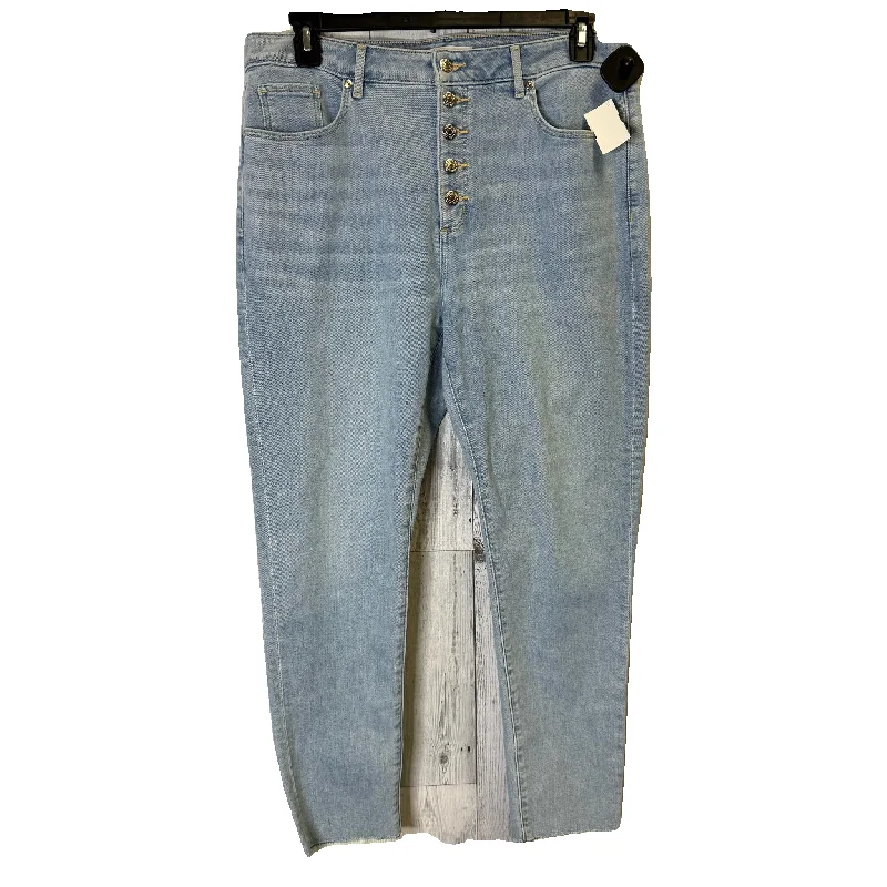Durable Work HatsJeans Skinny By Loft In Blue Denim, Size: 14