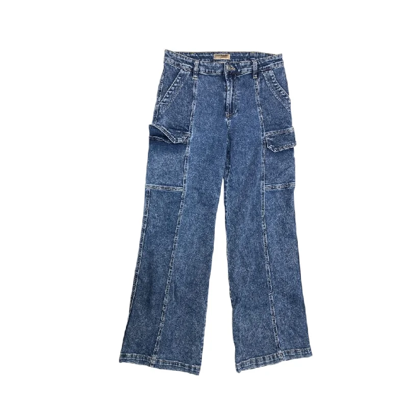 Fashionable Bucket Hats for WomenJeans Wide Leg By Kut In Blue Denim, Size:6