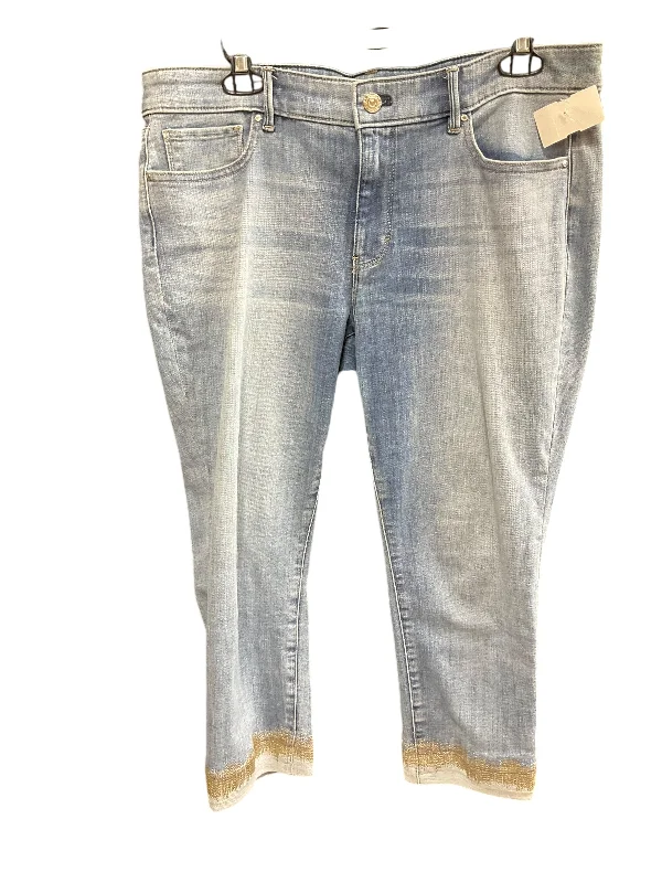 Men's Straw Hats for SummerJeans Cropped By White House Black Market In Blue Denim, Size: 2