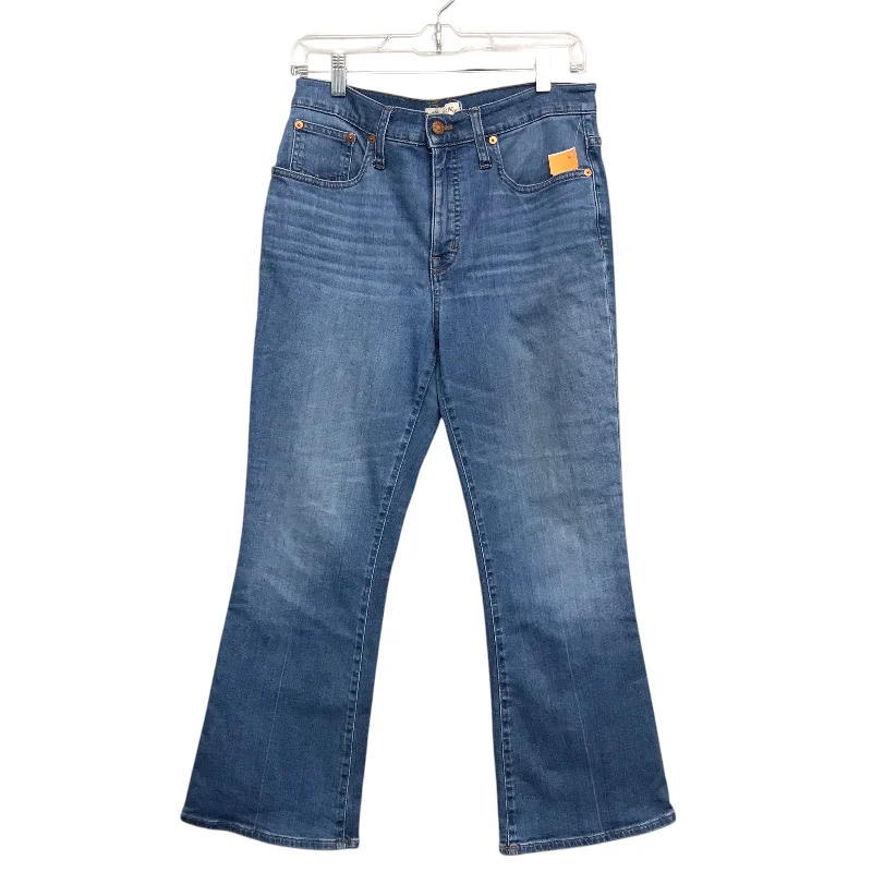 Adjustable Sun HatsJeans Flared By Madewell In Blue Denim, Size:8