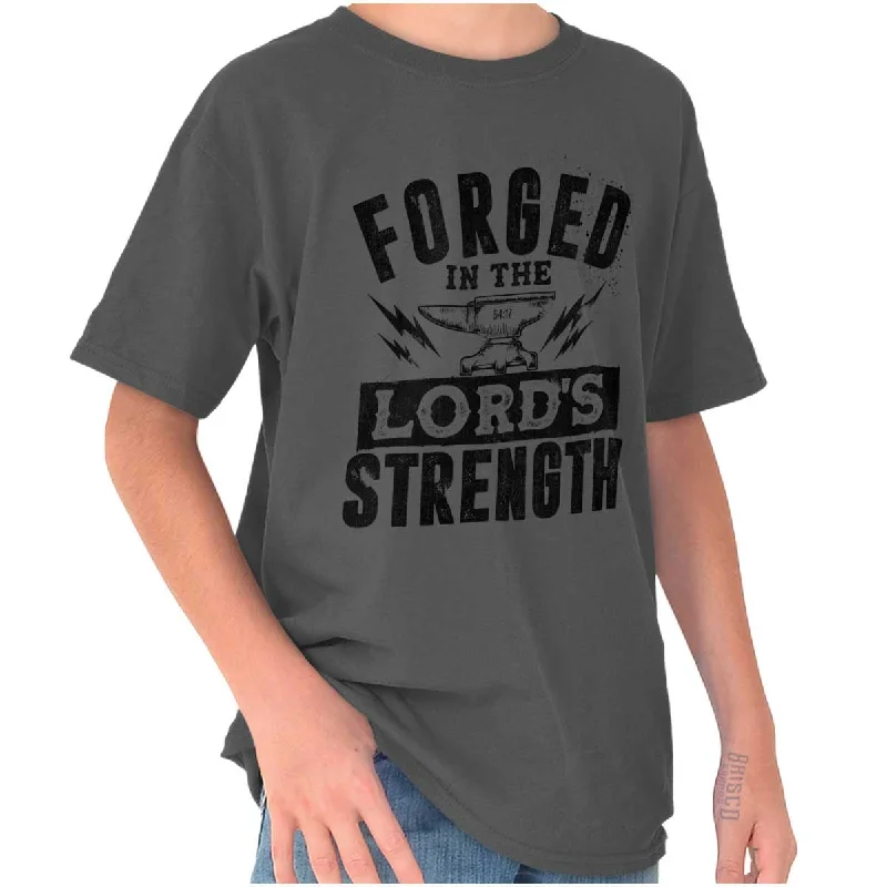Men's Logo T-Shirts for Brand RepresentationForged in the Lord Youth T Shirt